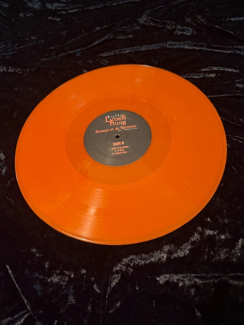 Season of Da Siccness: The Resurrection - 2LP translucent orange and yellow Vinyl records - Front Cover Autographed with Personalized Message! (Video and Picture also will be emailed of Brotha Lynch Hung signing)