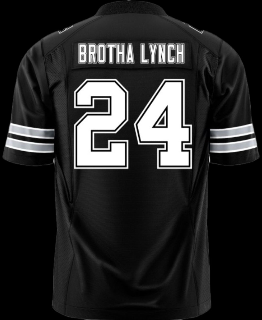 Official Brotha Lynch Hung 24 Jersey (Black/Silver Version 2)
