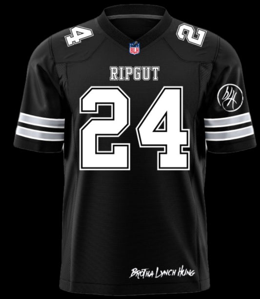 Official Brotha Lynch Hung 24 Jersey (Black/Silver Version 2)