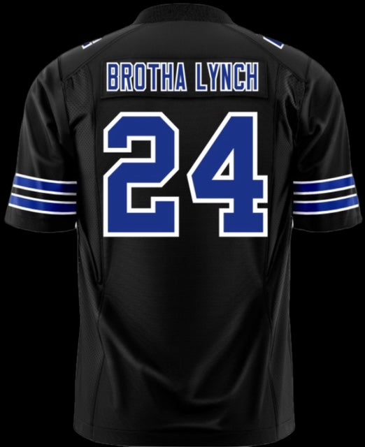 Official Brotha Lynch Hung 24 Jersey (Black/Blue Version 1)
